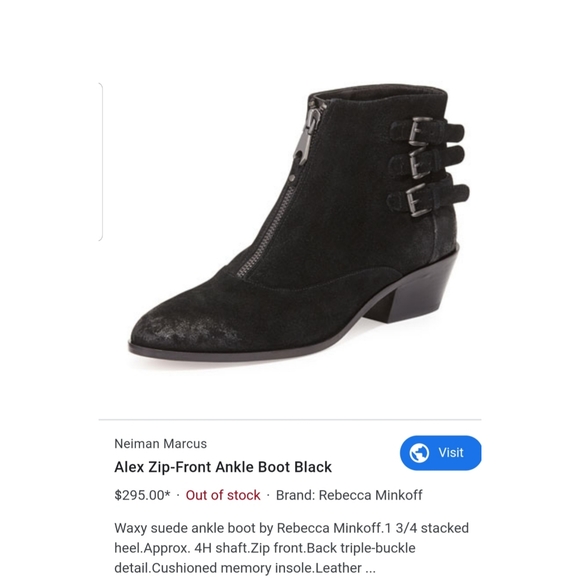 rebecca minkoff black boots